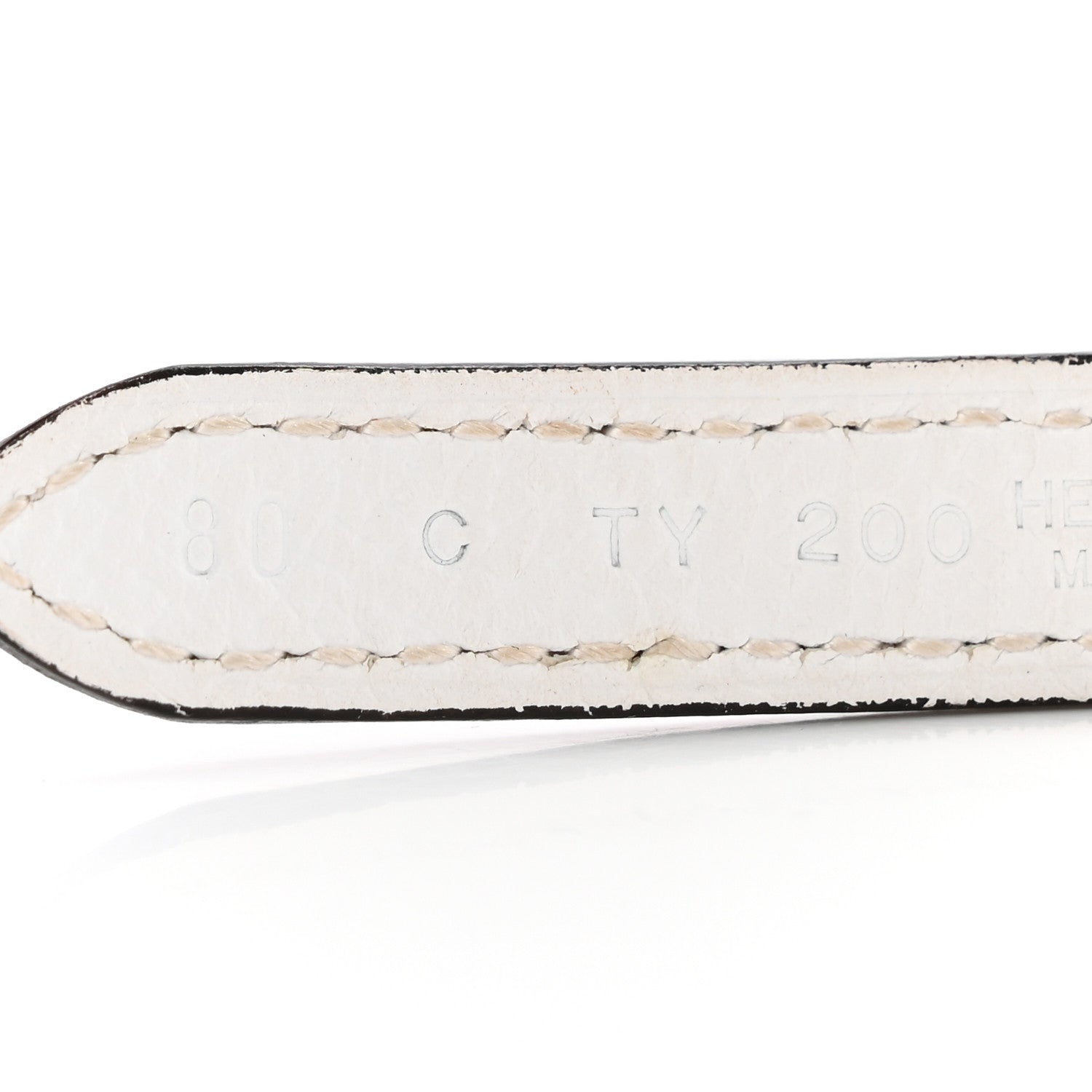 Hermes Swift Epsom 13mm Ancre Belt 80 32 Etoupe White 6 of 6