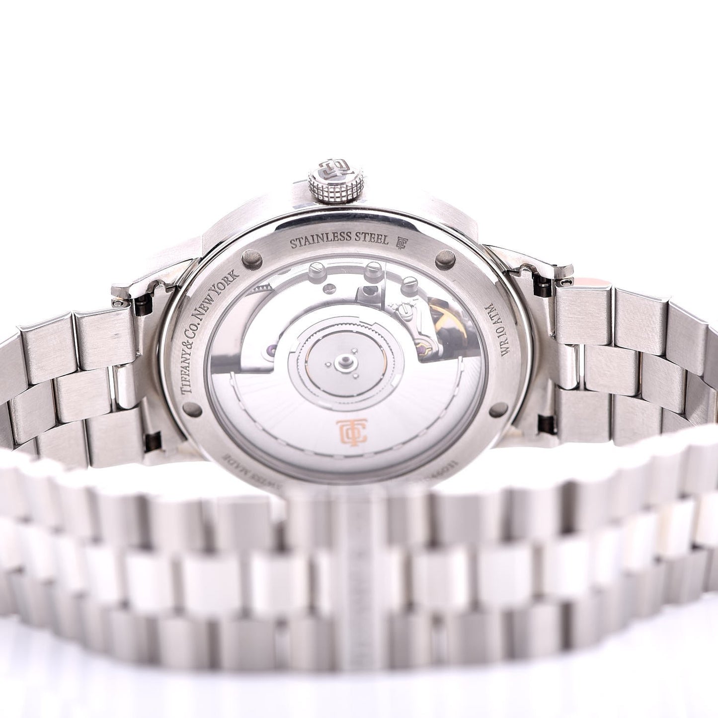 Stainless Steel Diamond Bezel 34mm CT60 3-Hand Automatic Watch Grey