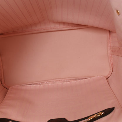 Louis Vuitton Damier Ebene Neo Neverfull MM Rose Ballerine 5 of 10