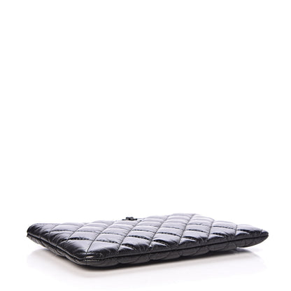 Chanel Aged Calfskin Quilted Medium Reissue Cosmetic Case So Black 4 of 8