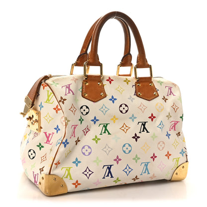 Louis Vuitton Monogram Multicolor Speedy 30 White 3 of 11