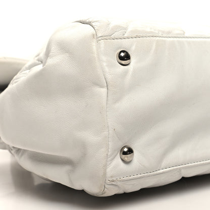 Chanel Quilted Lambskin Large Hidden Chain Flap Bag White 9 of 12