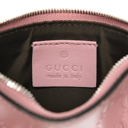 Gucci Guccissima Signature Key Case Carmine Rose 6 of 8