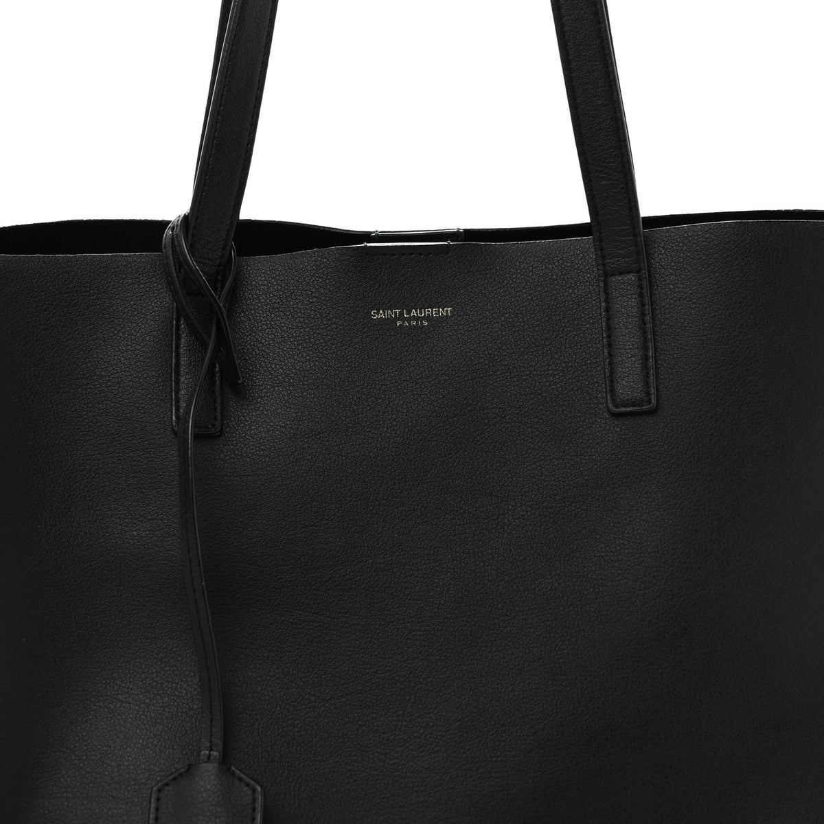 Calfskin Large Shopping Tote Black