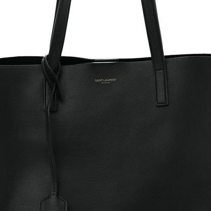 Saint Laurent Calfskin Large Shopping Tote Black 9 of 15