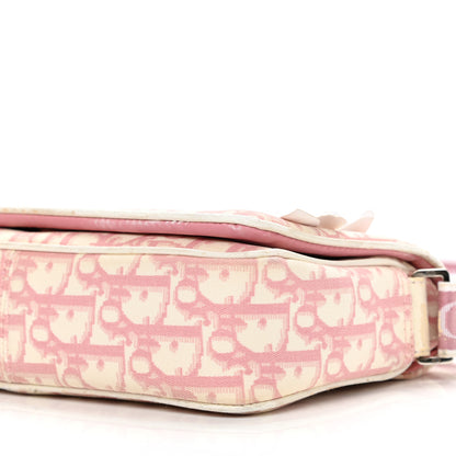 Christian Dior Monogram Girly Flap Reporter Rose Clair 5 of 15