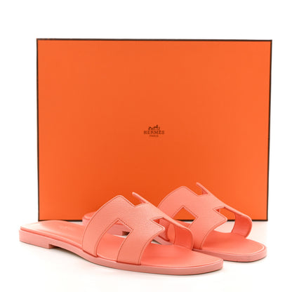 Hermes Epsom Oran Sandals 39 Orange Joey 9 of 9