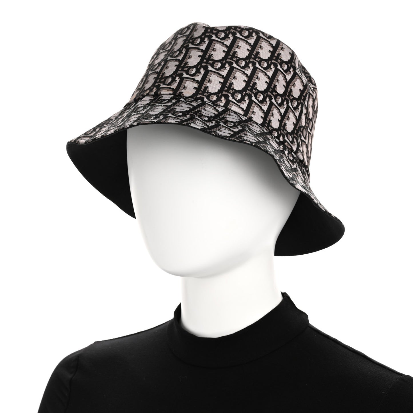 Oblique Reversible Teddy-D Brim Bucket Hat 58 Black
