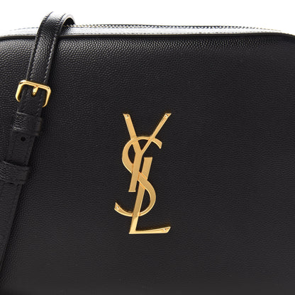 Saint Laurent Grain De Poudre Medium Classic Monogram Camera Bag Black 9 of 9