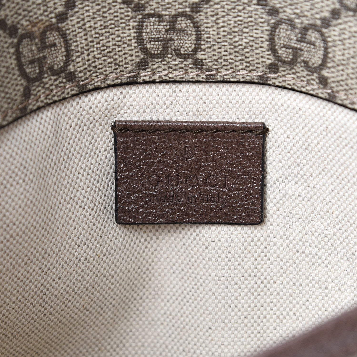 Gucci GG Supreme Monogram Neo Vintage Web Belt Bag Brown 5 of 9