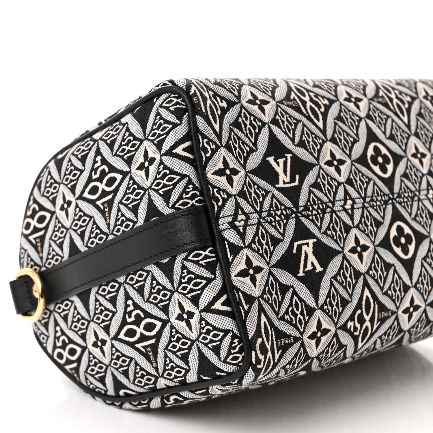 Louis Vuitton Jacquard Since 1854 Speedy Bandouliere 25 Black 9 of 10
