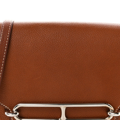 Hermes Barenia Faubourg Mini Sac Roulis Fauve 7 of 9