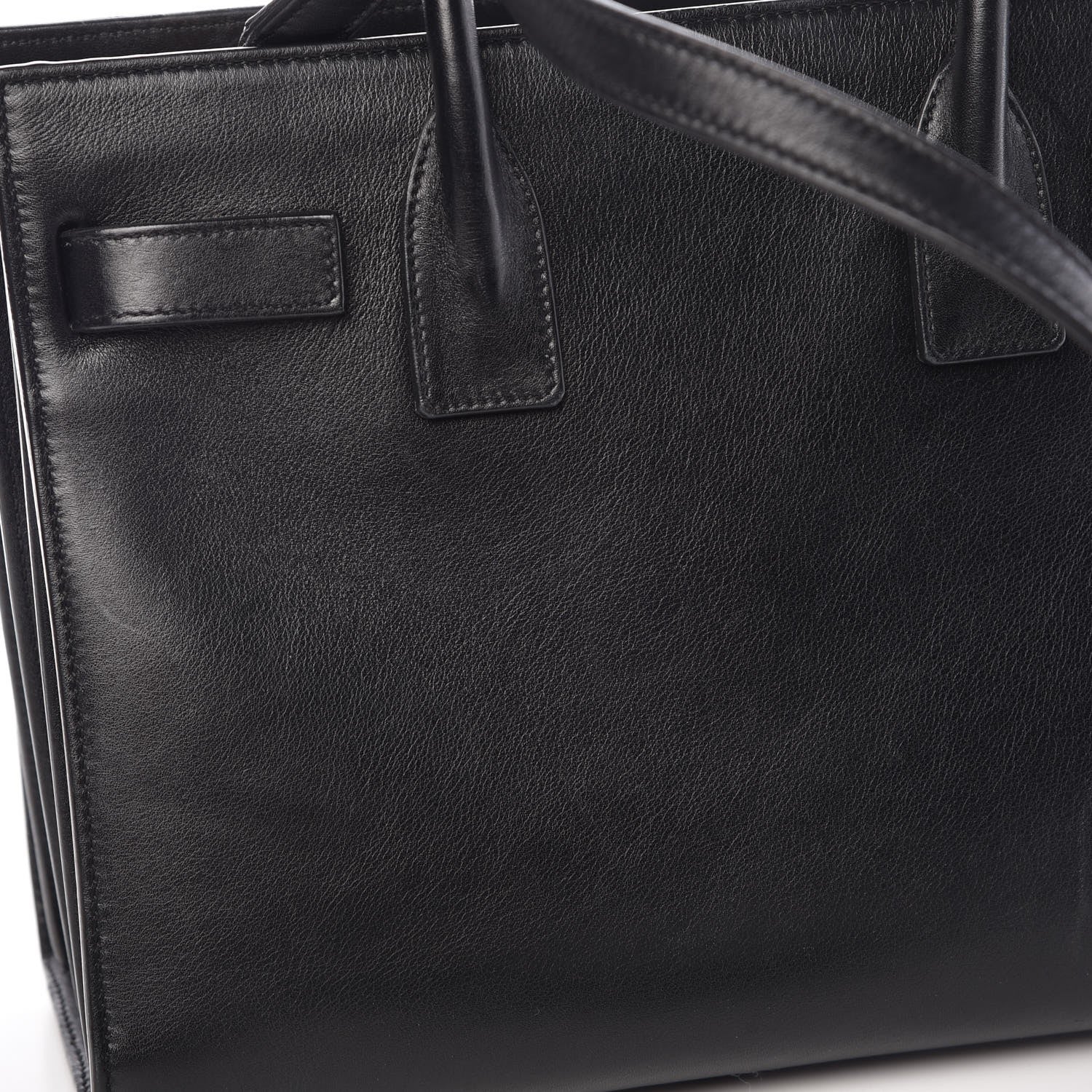 Saint Laurent Calfskin Baby Sac De Jour Black 7 of 12
