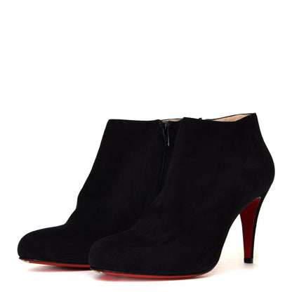 Christian Louboutin Veau Velours Belle 85 Booties 39.5 Black 4 of 12