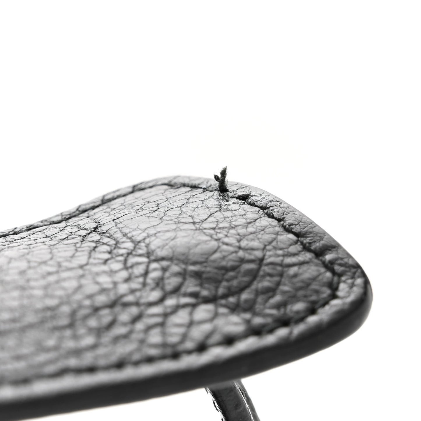 Glace Calf Large Soft Cahier Bag Black Astrale