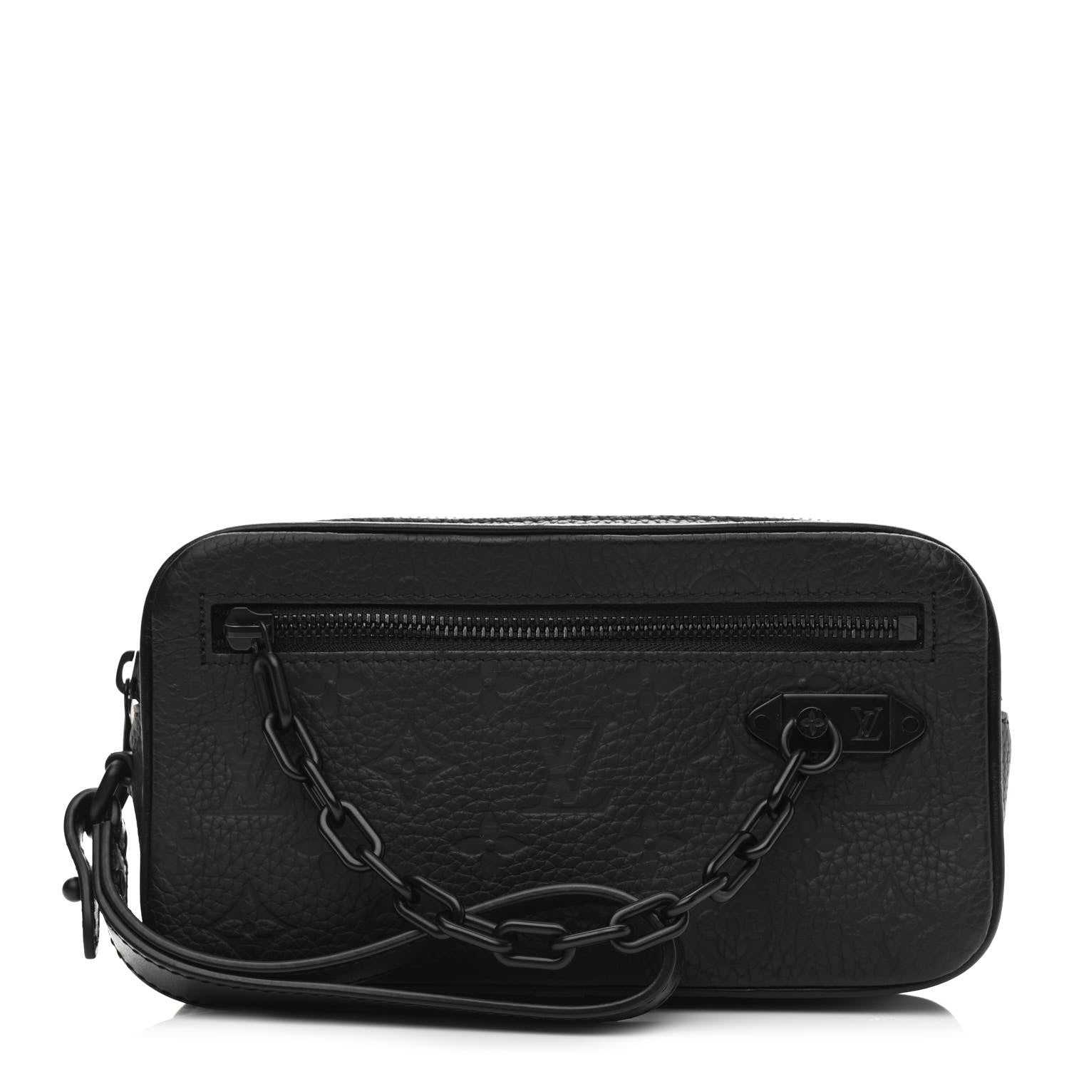 Louis Vuitton Taurillon Monogram Pochette Volga Black 1 of 10