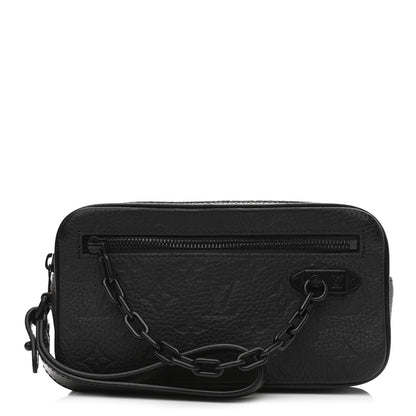 Louis Vuitton Taurillon Monogram Pochette Volga Black 1 of 10