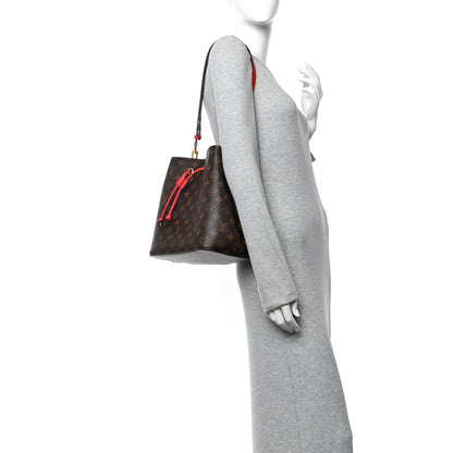 Louis Vuitton Monogram Neonoe MM Coquelicot 2 of 13