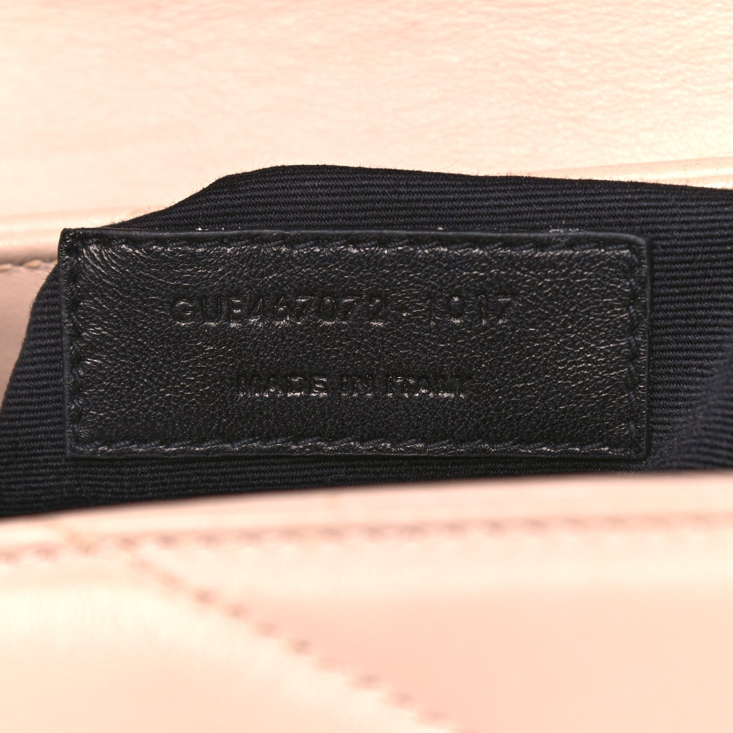 Saint Laurent Calfskin Y Quilted Monogram Toy Loulou Crossbody Bag Marble Pink 9 of 19