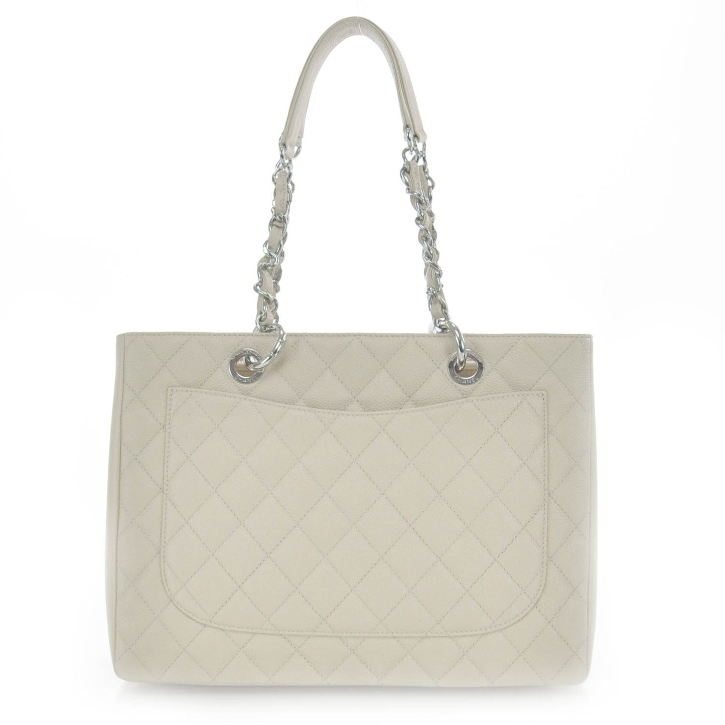 Caviar Grand Shopping Tote GST Beige Clair