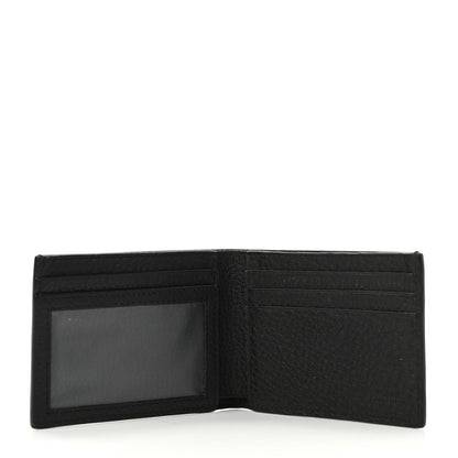 Fendi Cuoio Romano Monochrome Bi-Fold Wallet Black 5 of 7