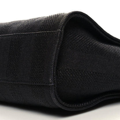 Chanel Mixed Fibers Striped Small Deauville Tote Black 10 of 10