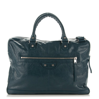 Balenciaga Agneau Classic Hardware Mens Mini Folder Strap Bag Bleu Obscur 1 of 7