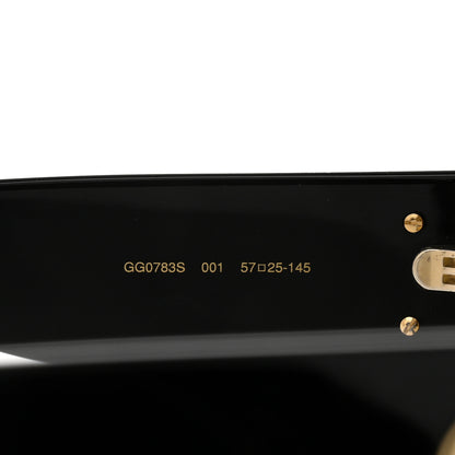 Gucci Oversized Square GG0783S Sunglasses Black 5 of 8