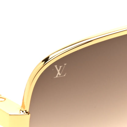 Louis Vuitton Attitude Sunglasses Z0259U Gold 7 of 8