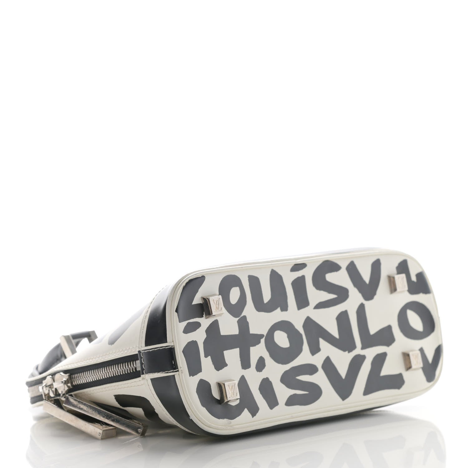 Louis Vuitton Graffiti Alma MM Black 4 of 17