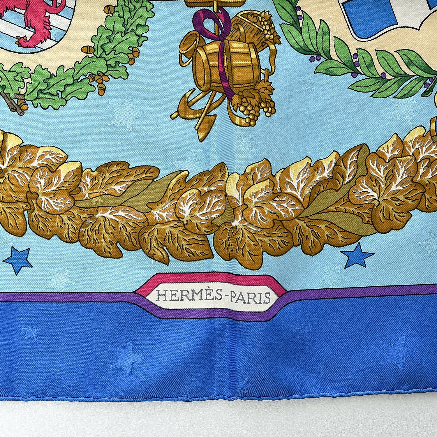 Hermes Silk Emblemes de L'Europe Scarf 90 4 of 7