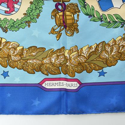 Hermes Silk Emblemes de L'Europe Scarf 90 4 of 7