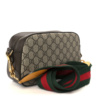 Gucci GG Supreme Monogram Web Neo Vintage Shoulder Bag Beige New Acero Crop 3 of 11