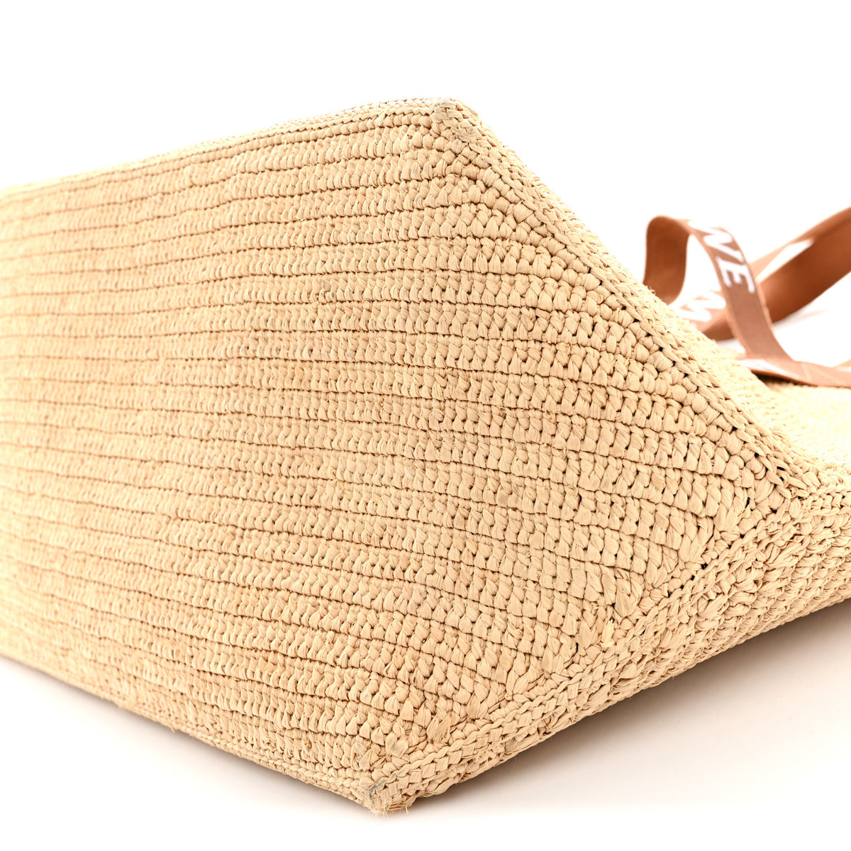 Raffia Paulas Ibiza Fold Shopper Tote Natural Tan
