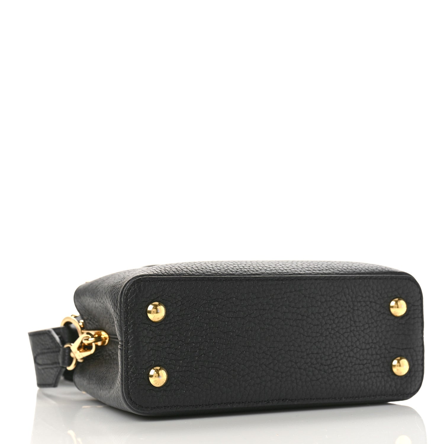 Louis Vuitton Taurillon Embellished Flower Crown Capucines Mini Black 4 of 7