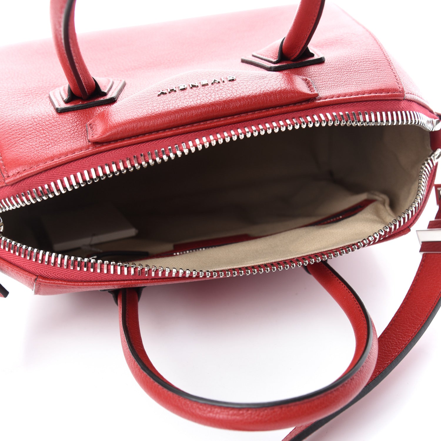 Givenchy Sugar Goatskin Small Antigona Bright Red 5 of 14