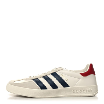 Gucci X ADIDAS Suede Madeira Demetra Womens Gazelle Sneakers 9.5 Mystic White Off White Blue Agata 1 of 8