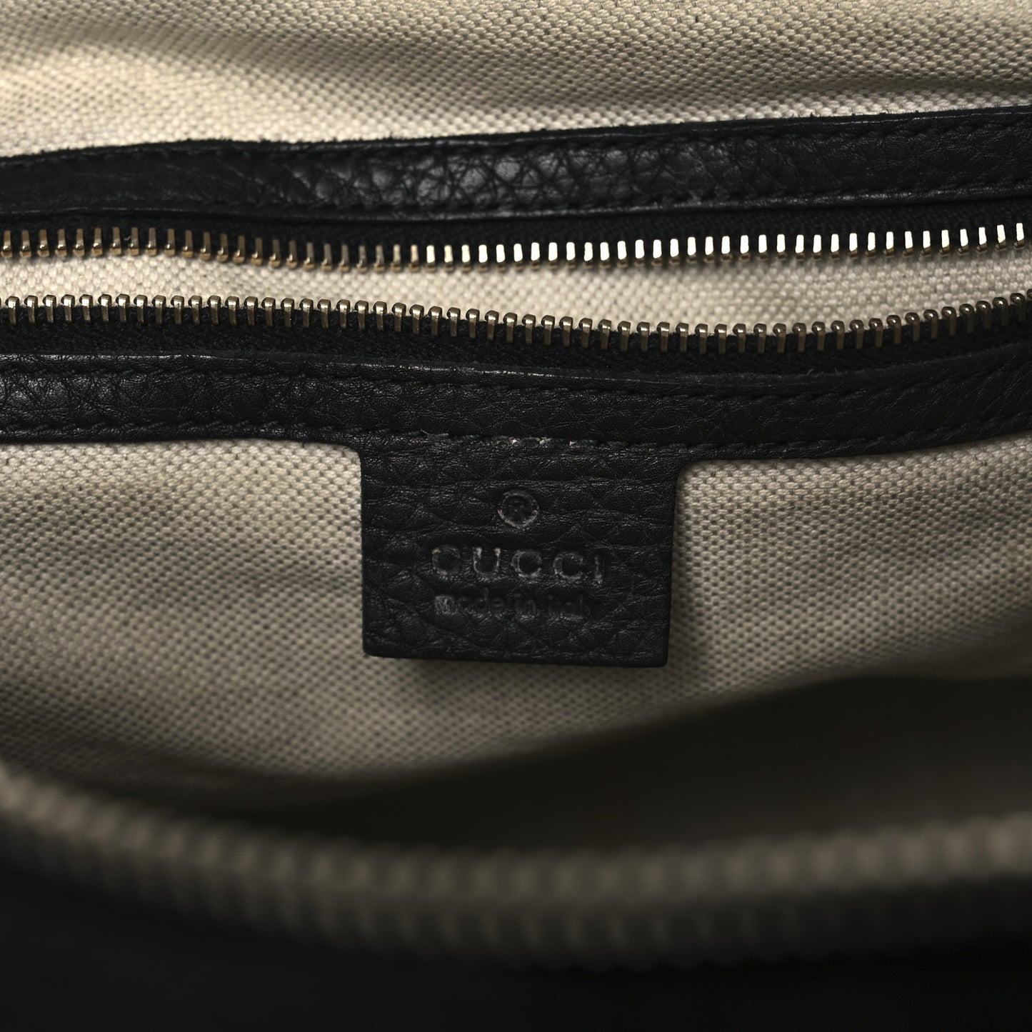 Calfskin Vintage Web Medium Boston Black