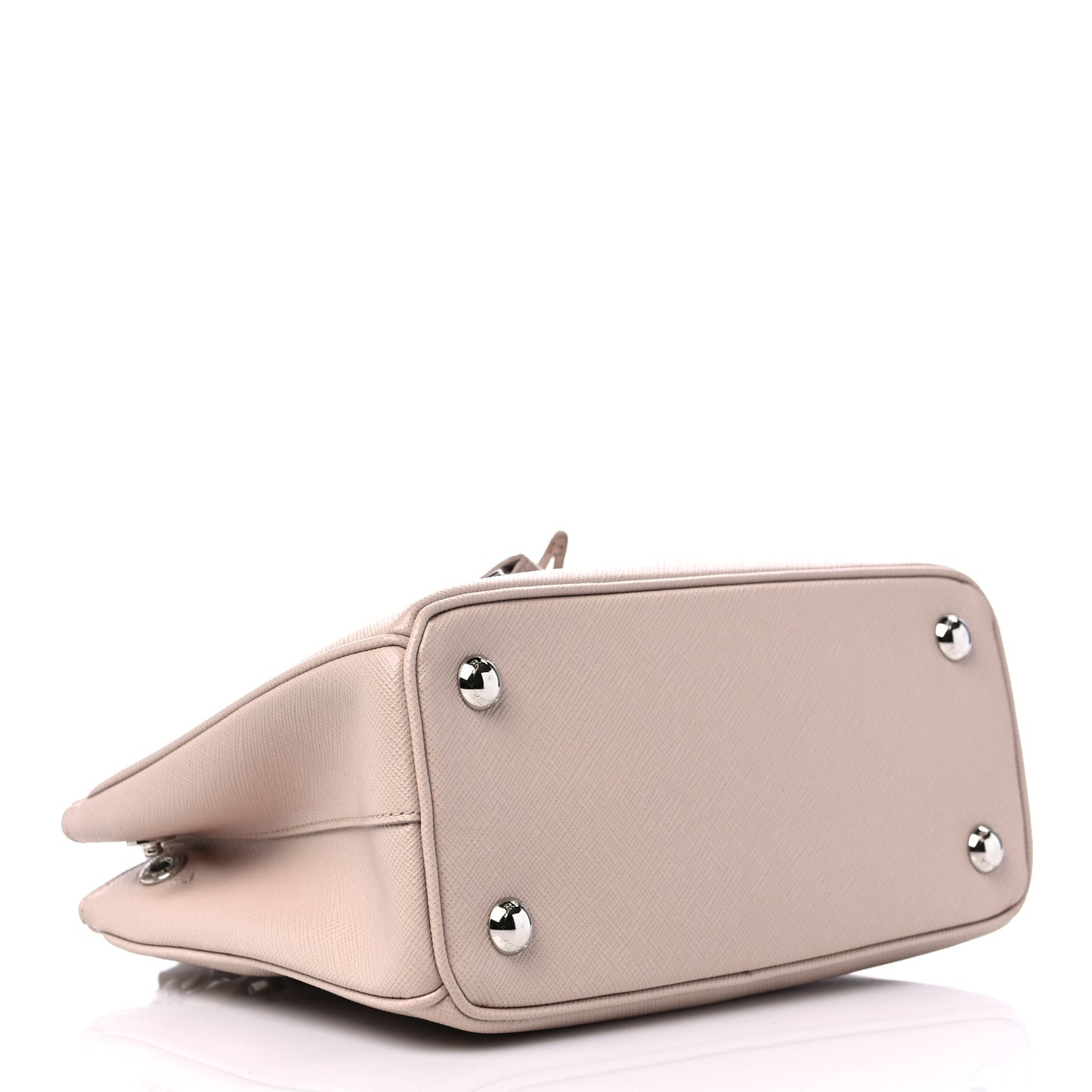 Saffiano Lux Micro Galleria Shoulder Bag Ninfea