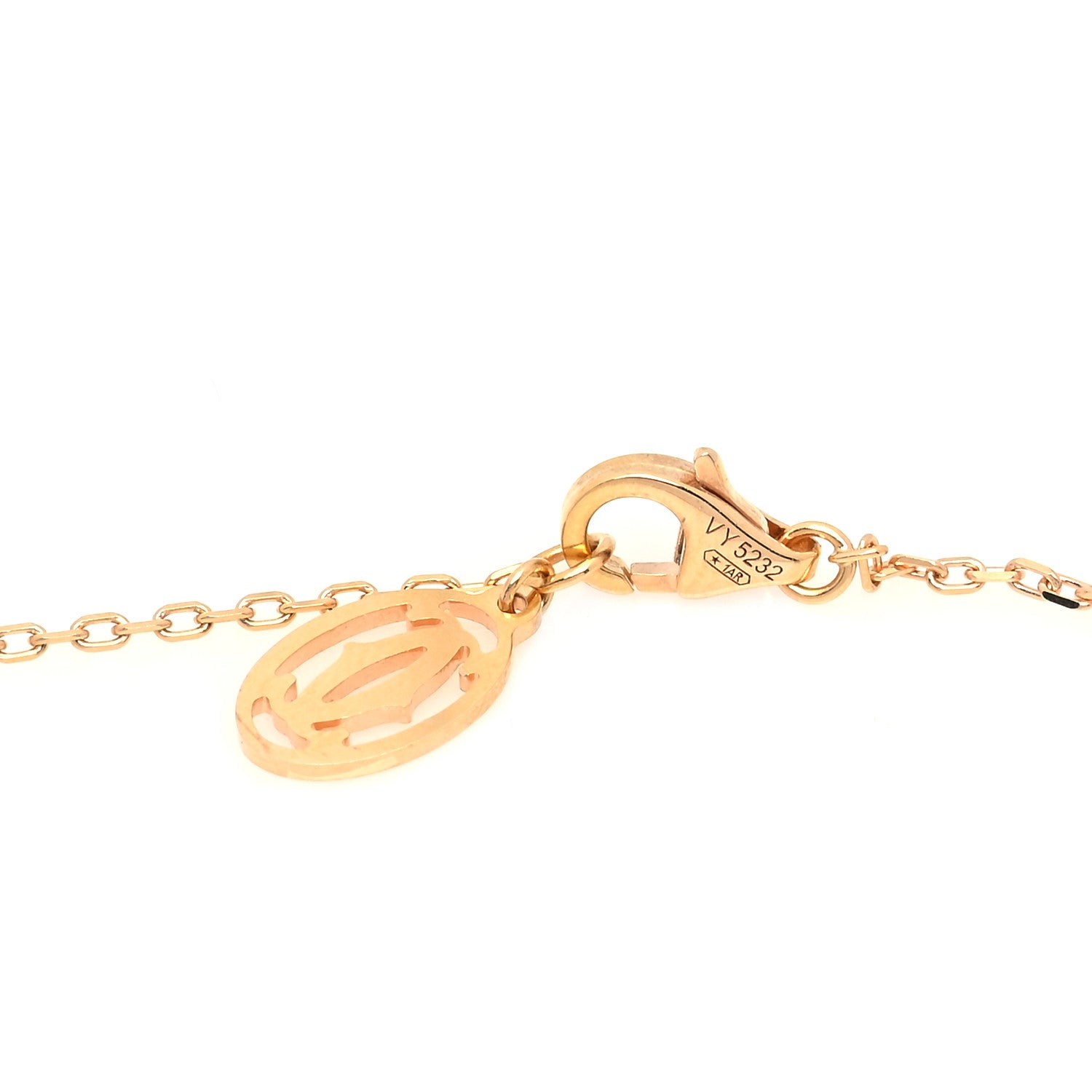 Cartier 18K Pink Gold Pink Sapphire D'Amour Pendant Necklace 4 of 5