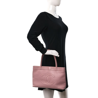 Chanel Caviar CC Tote Pink 2 of 10