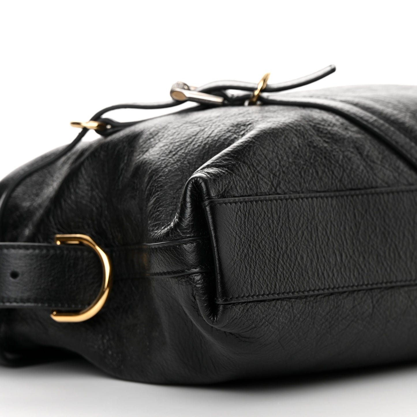 Calfskin Medium Voyou Bag Black