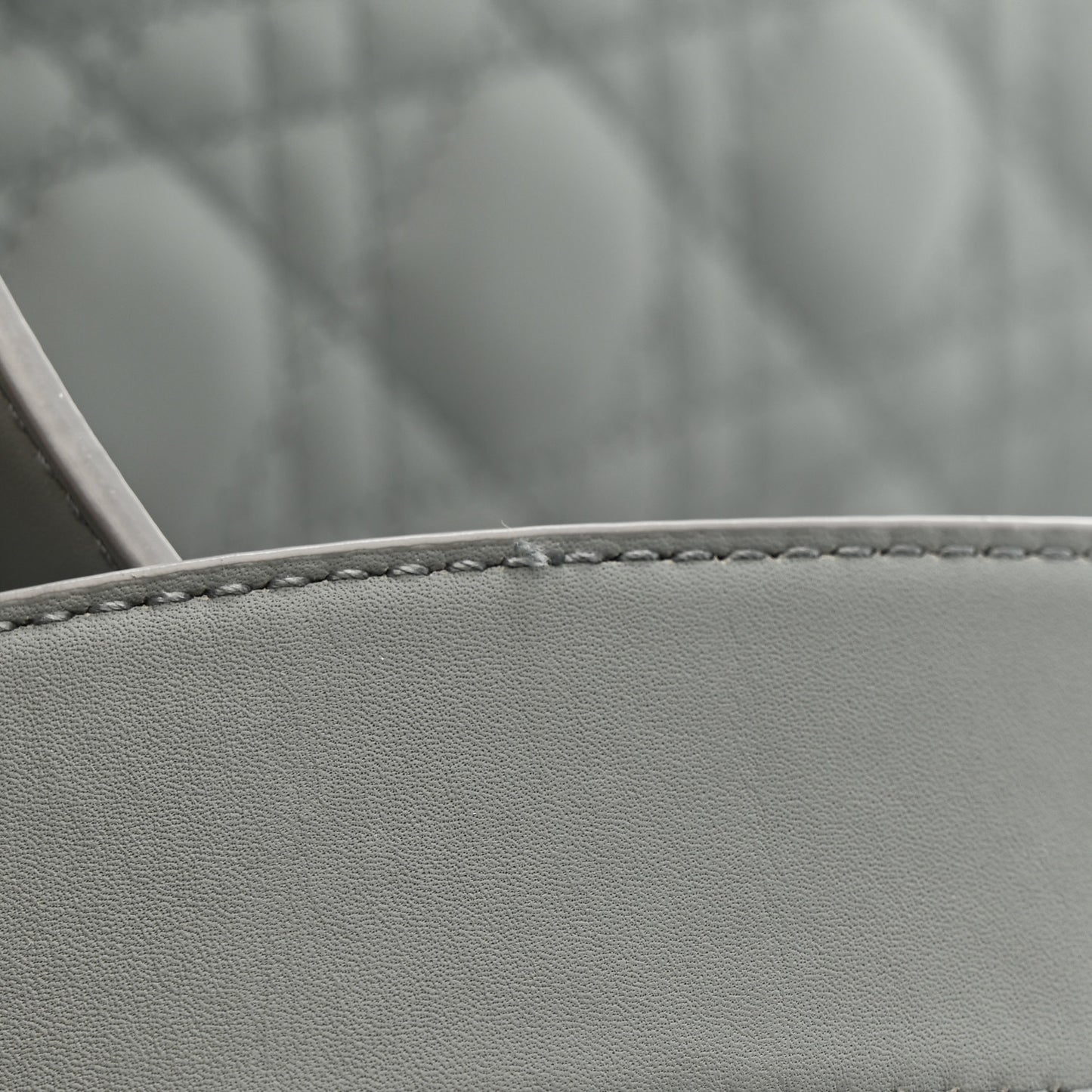 Ultra Matte Calfskin Cannage Small My ABCDior Lady Dior Gray