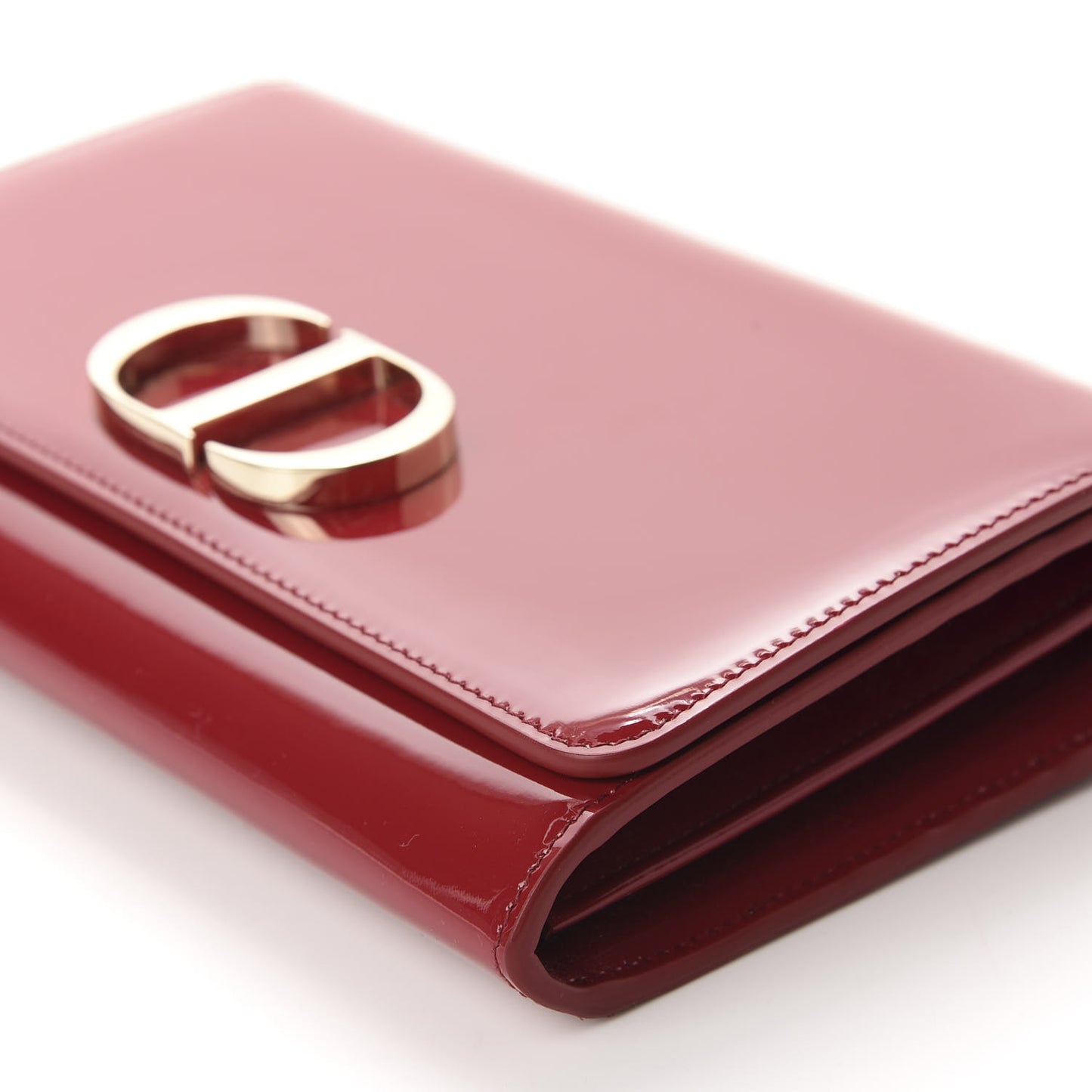 Patent 30 Montaigne Pouch Cherry Red