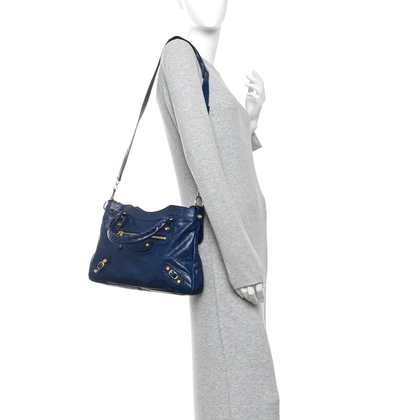 Agneau Giant 12 Gold Hardware Town Bleu Mineral