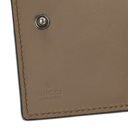 Gucci GG Supreme Monogram Dionysus Card Case Wallet Beige Taupe 6 of 10