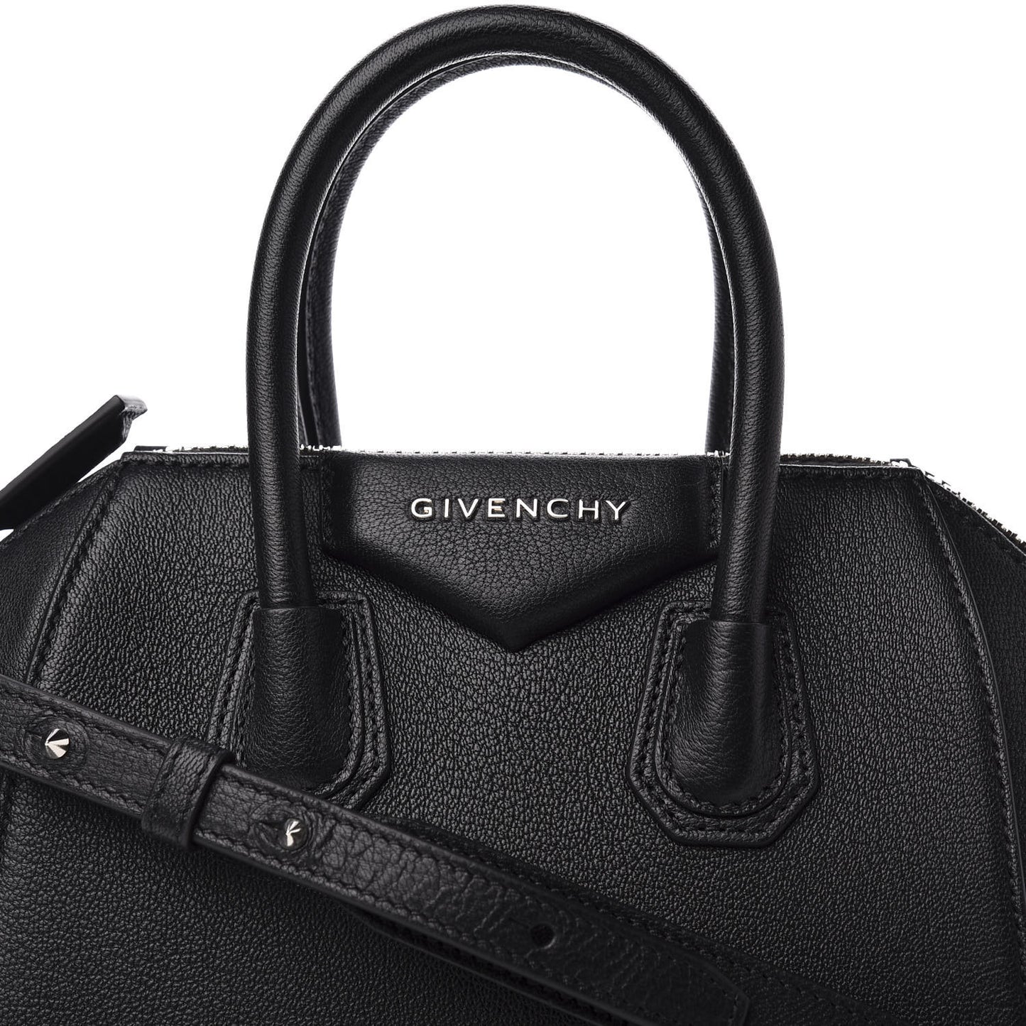 Sugar Goatskin Mini Antigona Black