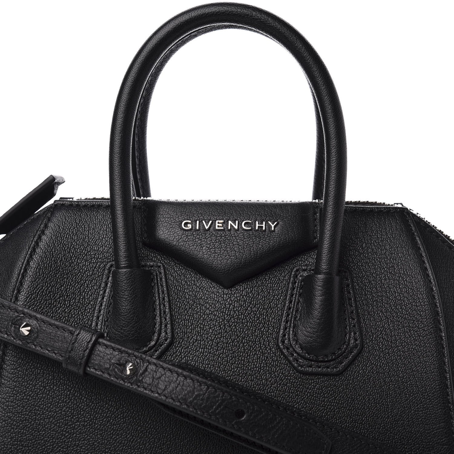 Givenchy Sugar Goatskin Mini Antigona Black 9 of 9