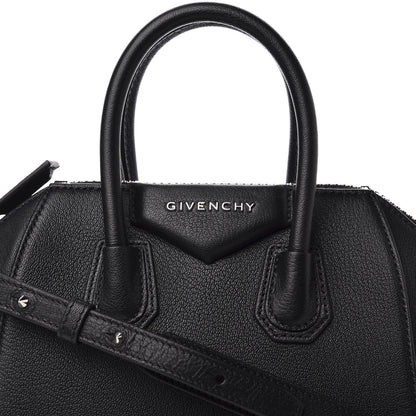 Givenchy Sugar Goatskin Mini Antigona Black 9 of 9