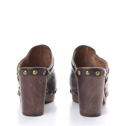 Chanel Calfskin CC Clog 38.5 Brown 5 of 9